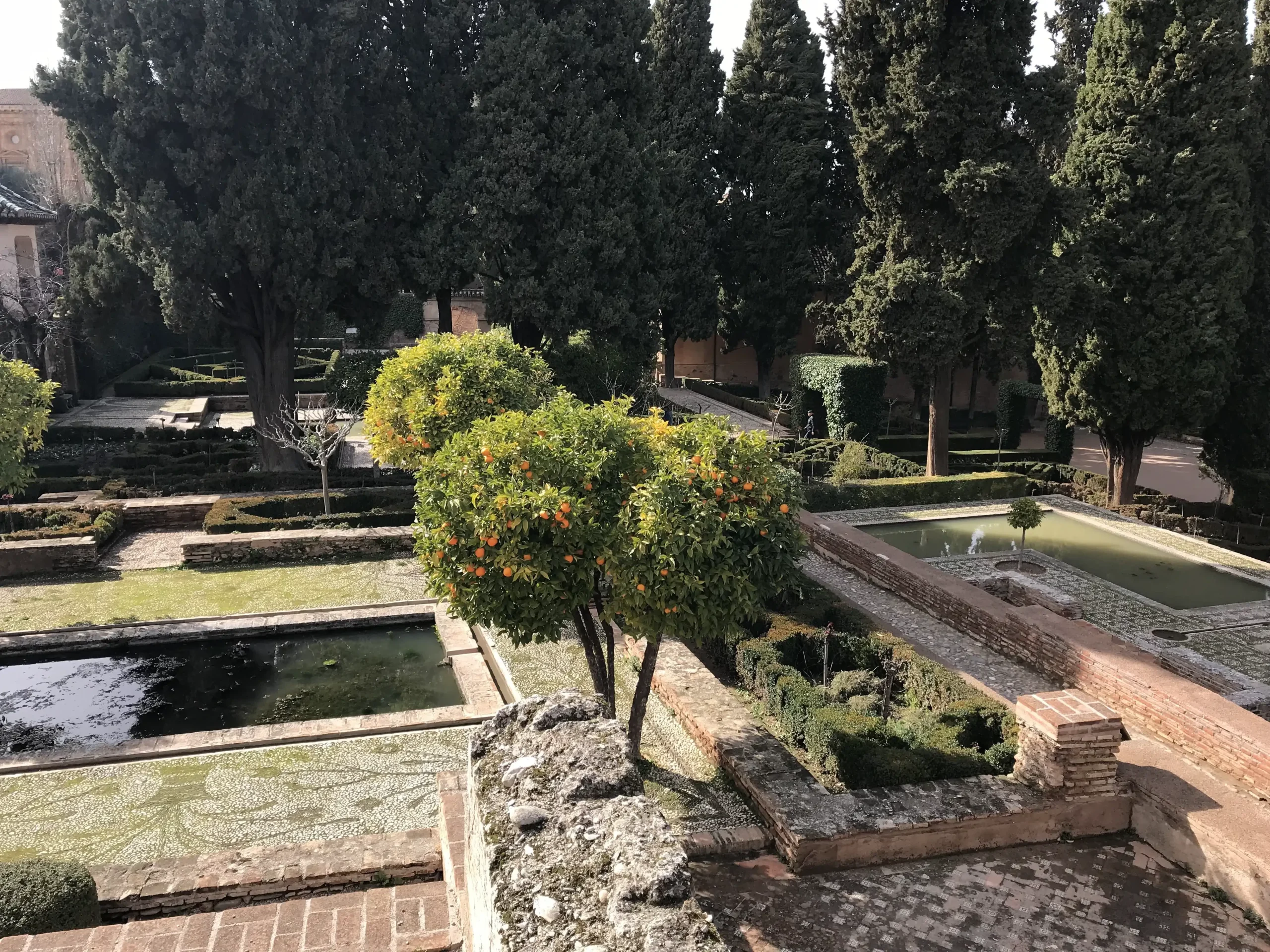 Grenada Alhambra Teppich Garten